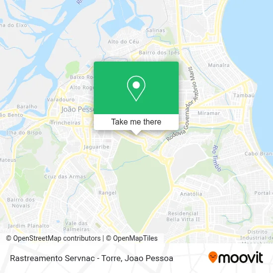 Rastreamento Servnac - Torre map