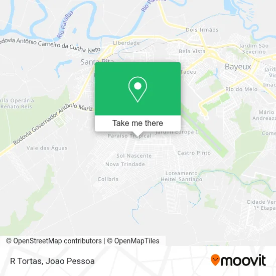 R Tortas map
