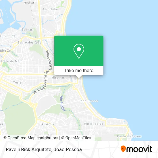 Ravelli Rick Arquiteto map