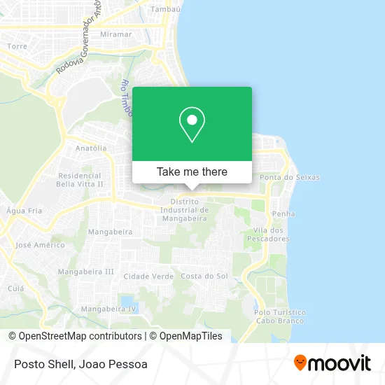 Posto Shell map