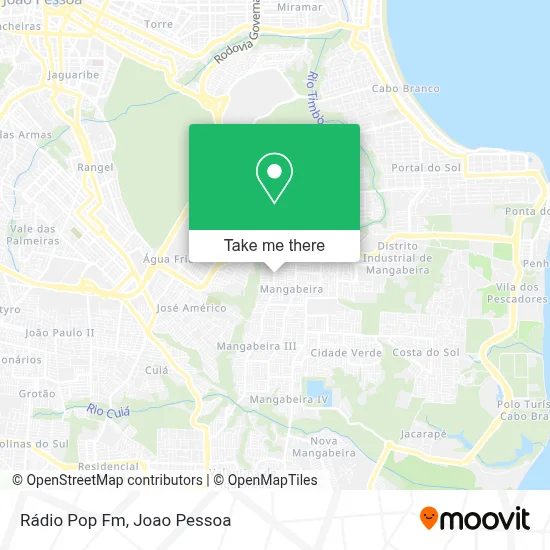 Rádio Pop Fm map