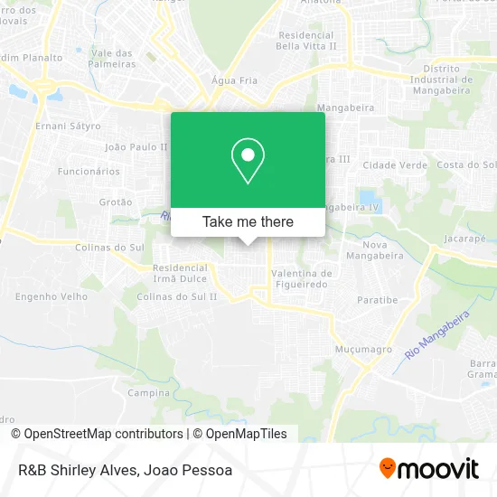R&B Shirley Alves map