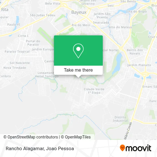 Rancho Alagamar map