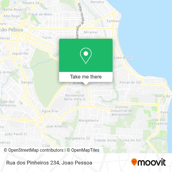 Rua dos Pinheiros 234 map
