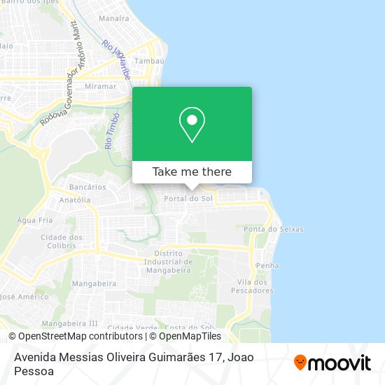 Avenida Messias Oliveira Guimarães 17 map