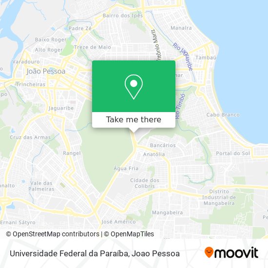 Universidade Federal da Paraíba map