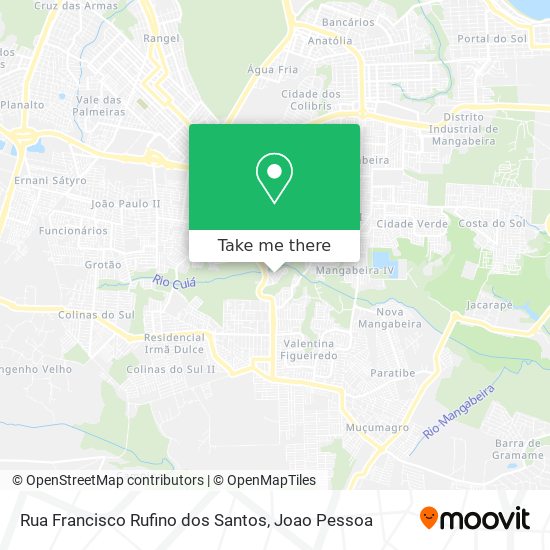 Rua Francisco Rufino dos Santos map