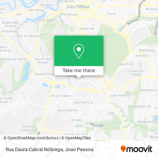 Rua Daura Cabral Nóbrega map