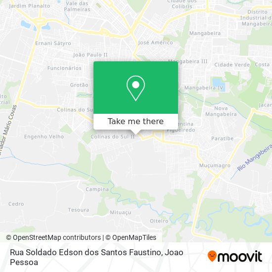 Rua Soldado Edson dos Santos Faustino map