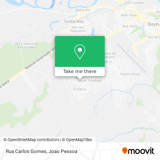 Rua Carlos Gomes map