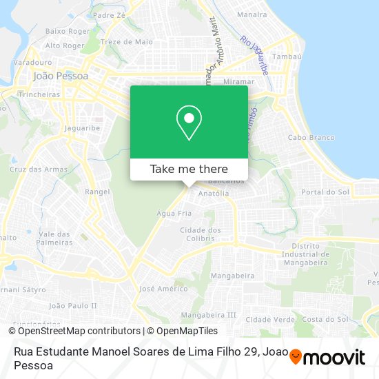 Rua Estudante Manoel Soares de Lima Filho 29 map