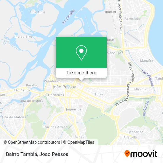 Bairro Tambiá map