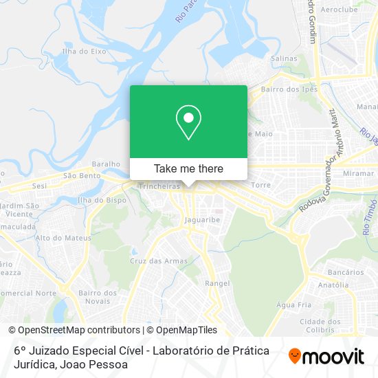 6º Juizado Especial Cível - Laboratório de Prática Jurídica map