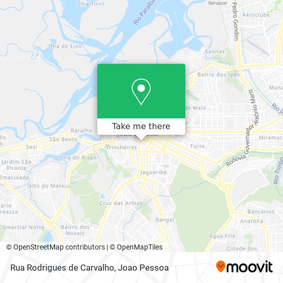 Rua Rodrigues de Carvalho map