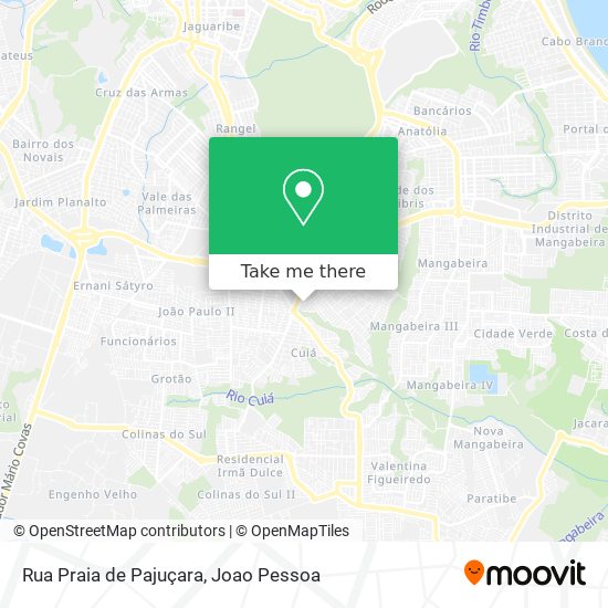 Rua Praia de Pajuçara map