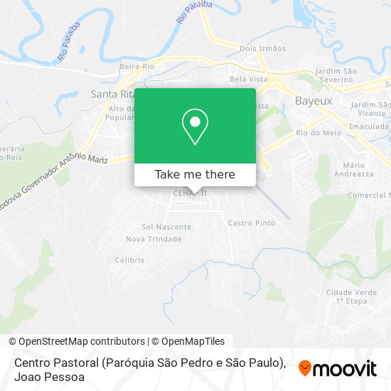 Centro Pastoral (Paróquia São Pedro e São Paulo) map