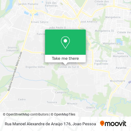 Rua Manoel Alexandre de Araújo 176 map