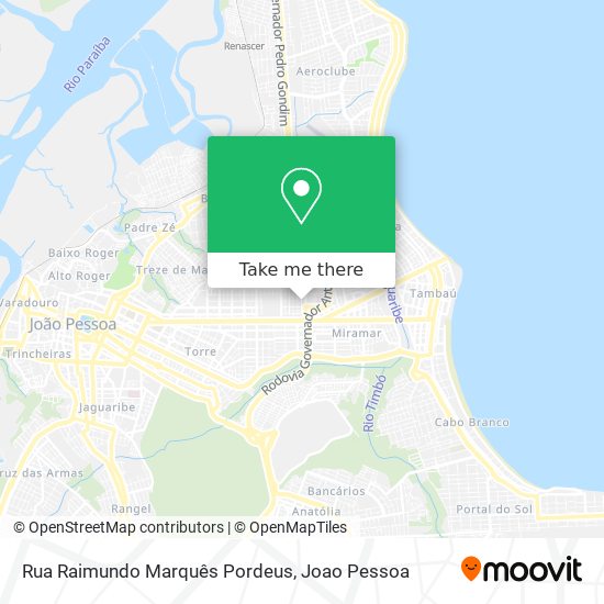 Rua Raimundo Marquês Pordeus map
