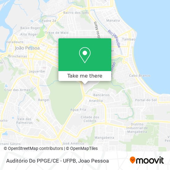 Auditório Do PPGE/CE - UFPB map