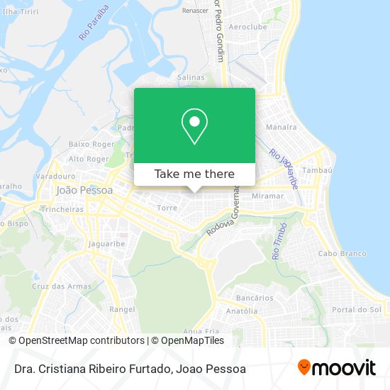 Dra. Cristiana Ribeiro Furtado map