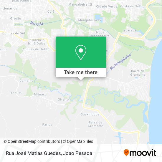 Rua José Matias Guedes map