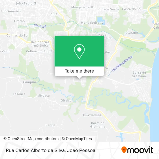 Rua Carlos Alberto da Silva map