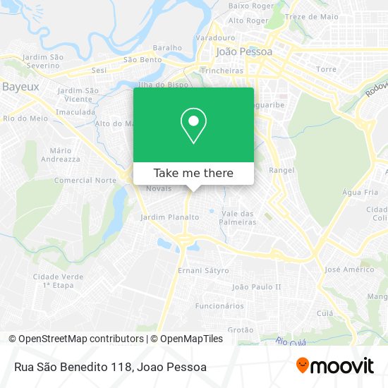 Rua São Benedito 118 map