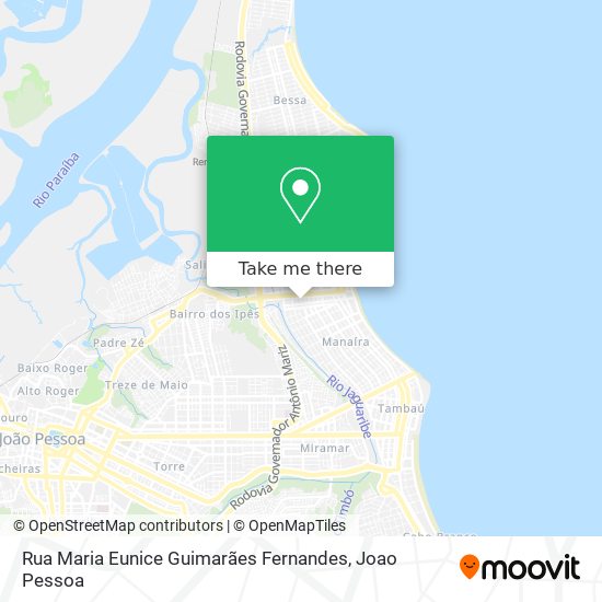 Rua Maria Eunice Guimarães Fernandes map