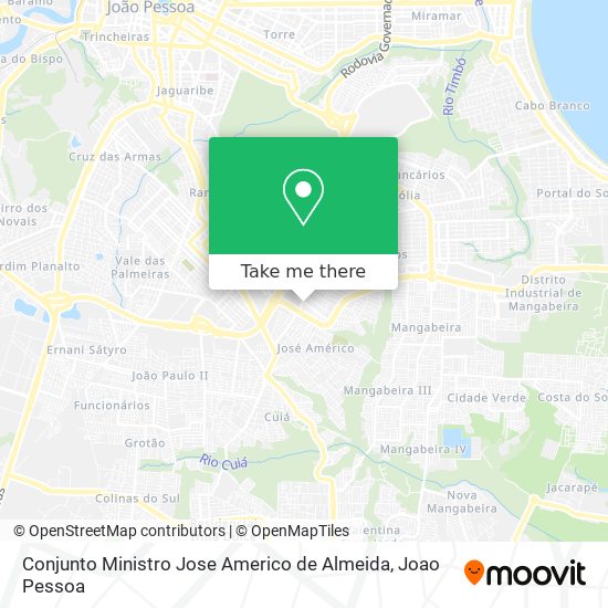 Conjunto Ministro Jose Americo de Almeida map