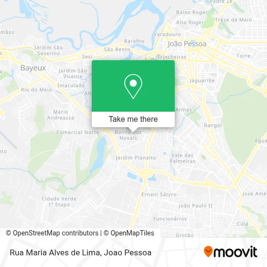 Rua Maria Alves de Lima map
