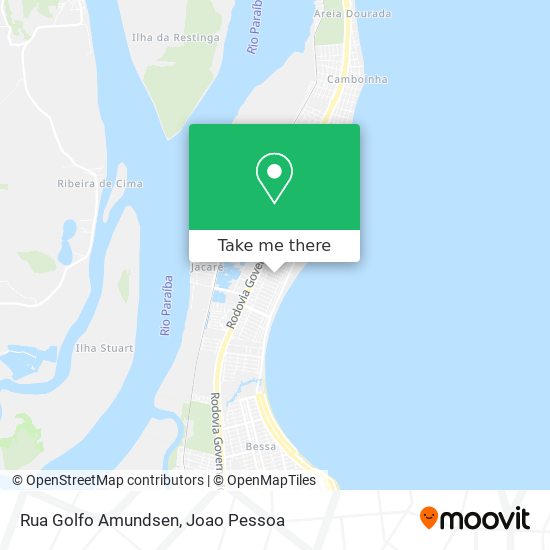 Rua Golfo Amundsen map