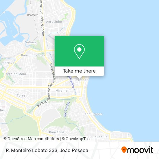 R. Monteiro Lobato 333 map