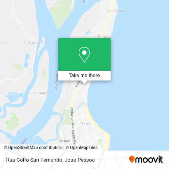 Rua Golfo San Fernando map