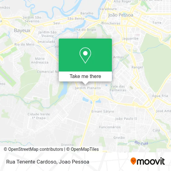 Rua Tenente Cardoso map
