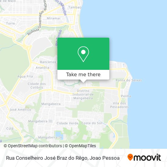 Rua Conselheiro José Braz do Rêgo map