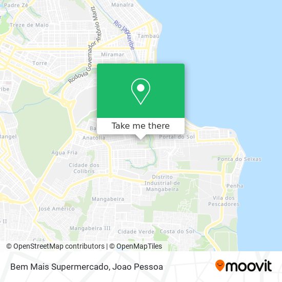 Bem Mais Supermercado map