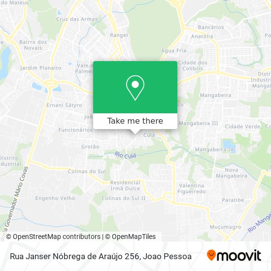Rua Janser Nóbrega de Araújo 256 map