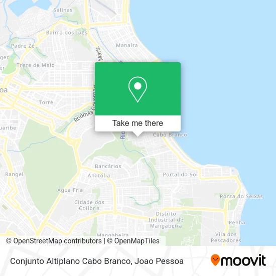 Conjunto Altiplano Cabo Branco map