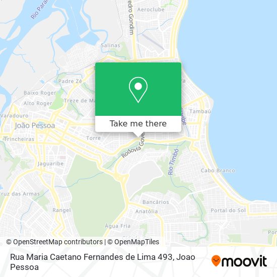 Rua Maria Caetano Fernandes de Lima 493 map