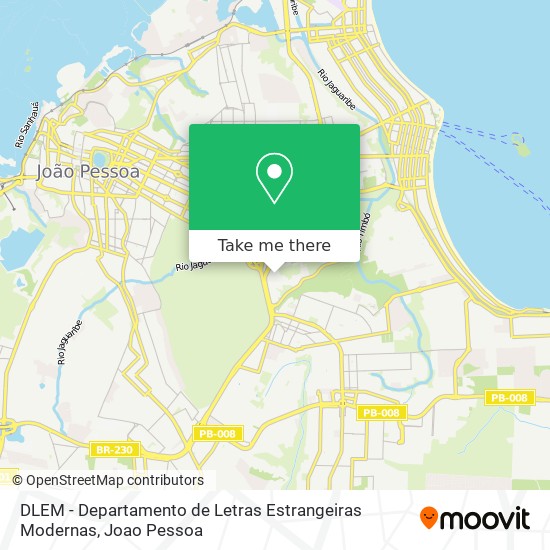 Mapa DLEM - Departamento de Letras Estrangeiras Modernas