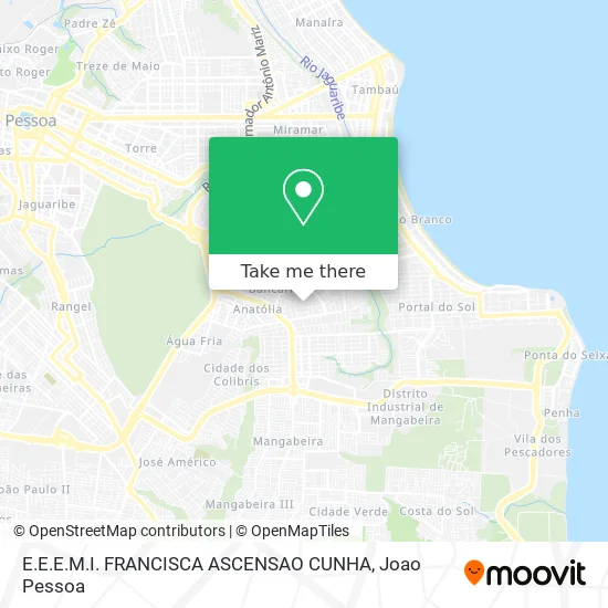 E.E.E.M.I. FRANCISCA ASCENSAO CUNHA map