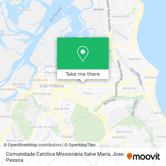 Comunidade Católica Missionária Salve Maria map