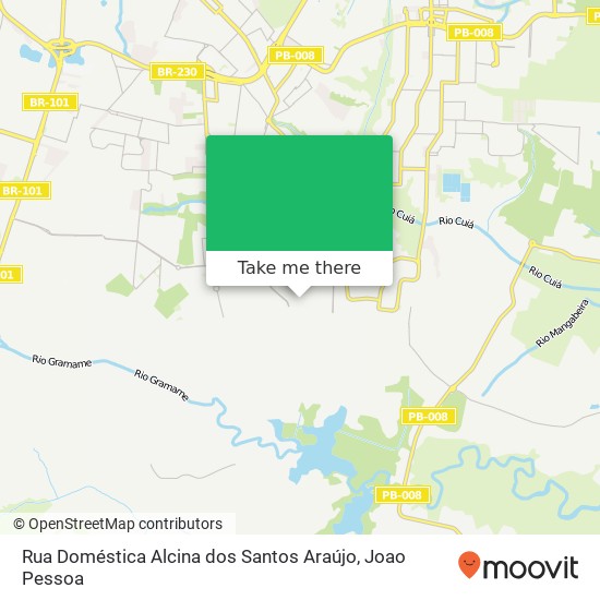Rua Doméstica Alcina dos Santos Araújo map