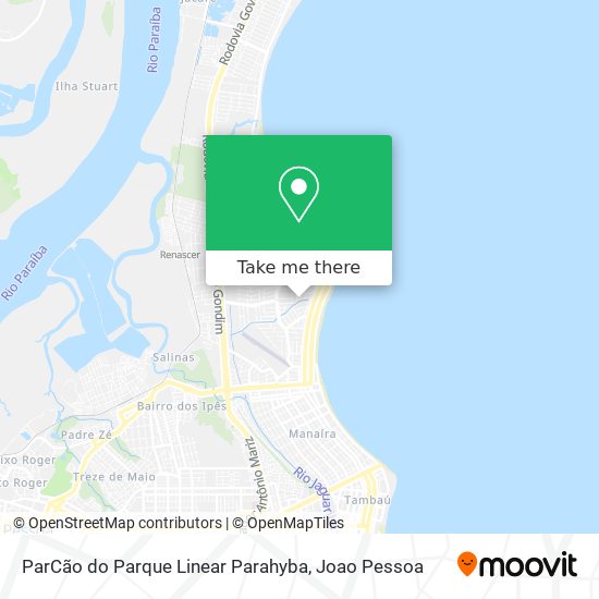 ParCão do Parque Linear Parahyba map