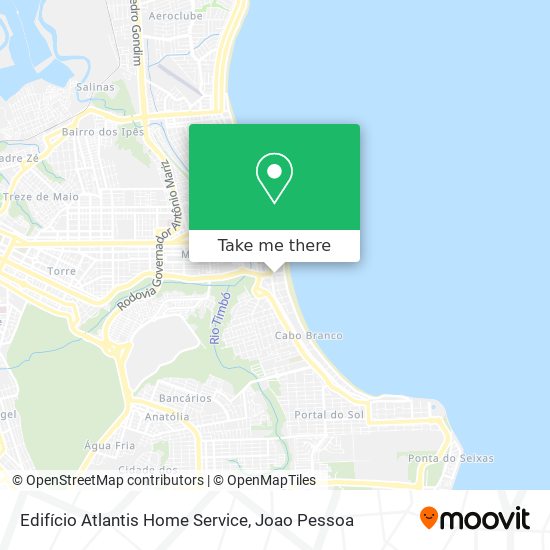 Edifício Atlantis Home Service map