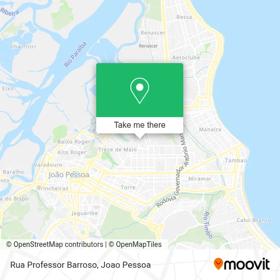 Rua Professor Barroso map