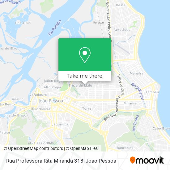 Rua Professora Rita Miranda 318 map