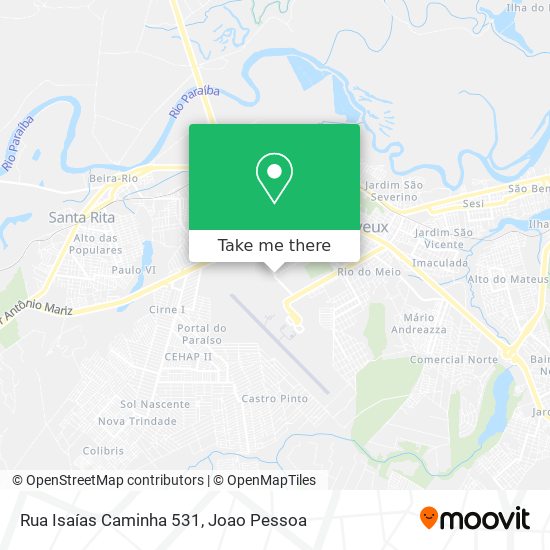 Rua Isaías Caminha 531 map