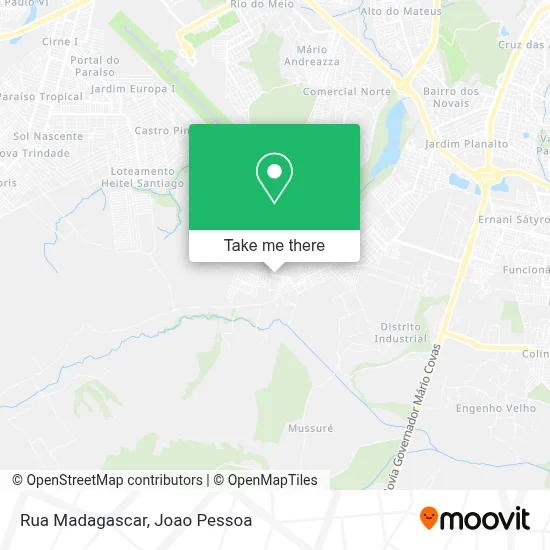 Rua Madagascar map