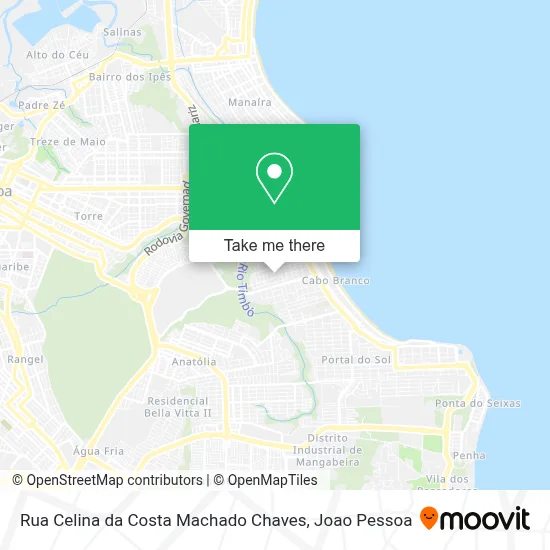 Rua Celina da Costa Machado Chaves map